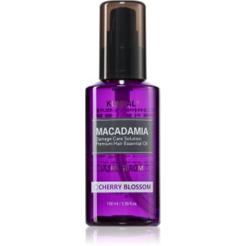 KUNDAL Macadamia Ultra Serum Cherry Blossom ser ulei regenerator pentru par deteriorat - imagine 2